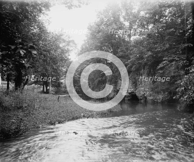 Grotto, Mill Creek Park, near Batavia, The, between 1880 and 1899. Creator: Unknown.