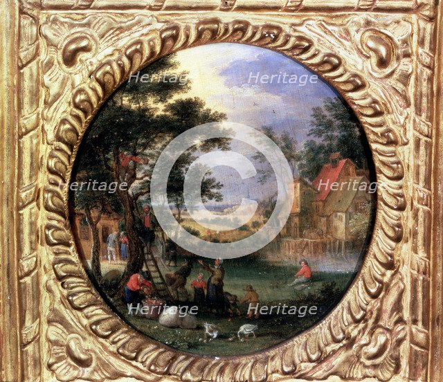 'Gathering Apples', 1630s. Artist: Jan Brueghel the younger