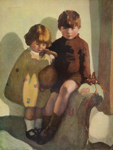 'Ian and Rosemary', c1923. Artist: Norah Neilson Gray.