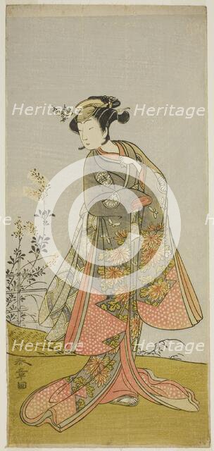 The Actor Segawa Yujiro I in an Unidentified Role, Japan, c. 1773. Creator: Shunsho.