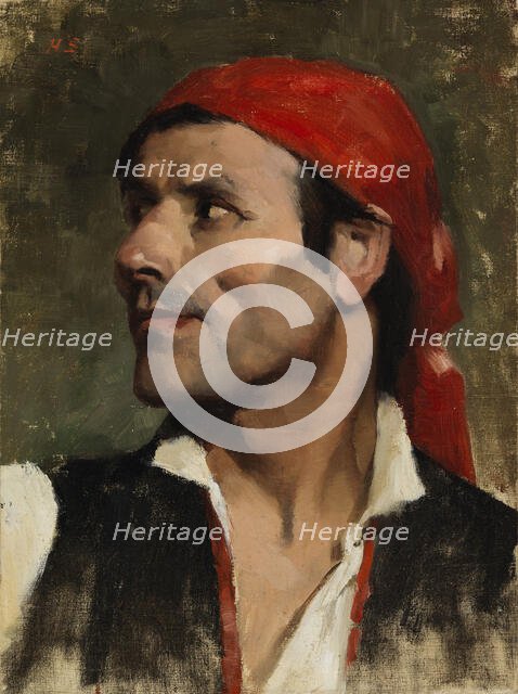 Spaniard, 1881. Creator: Helene Schjerfbeck.