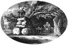 'The Ancient Hermits', c19th century. Artist: Unknown