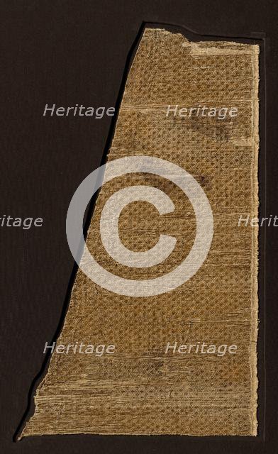 Textile with Diamonds, 1000s. Creator: Unknown.