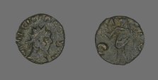 Coin Portraying the Radiate Bust of an Emperor, 3rd century. Creator: Unknown.