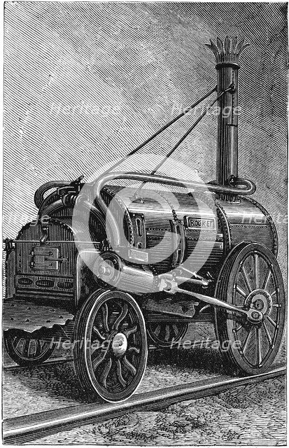 George Stephenson's locomotive 'Rocket', 1829 (1892). Artist: Unknown