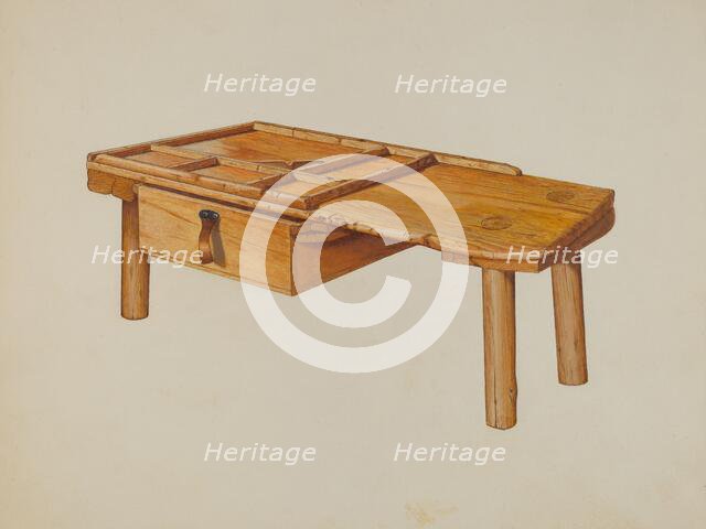 Shoemaker's Bench, c. 1937. Creator: Albert Ryder.