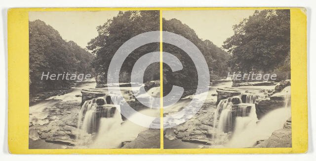 Bonnington Falls, on the Clyde, Mid 19th century. Creator: George Washington Wilson.