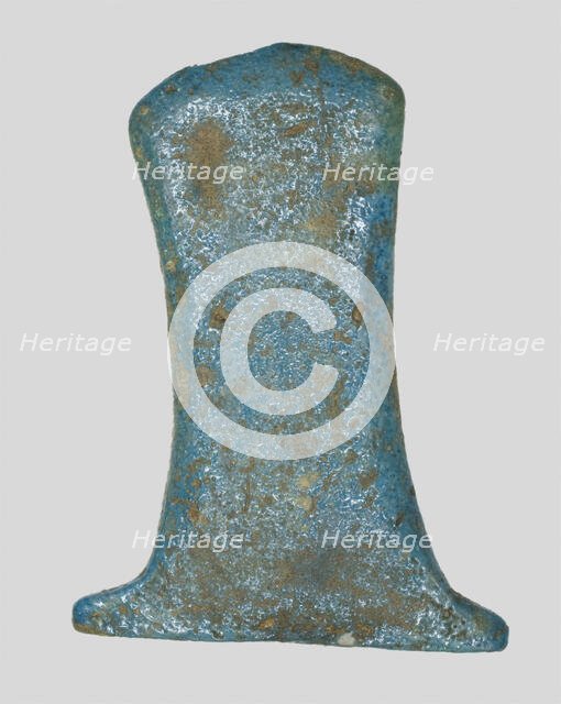 Amulet of an Axe Blade, Egypt, New Kingdom, Dynasty 18-20 (about 1550-1069 BCE). Creator: Unknown.