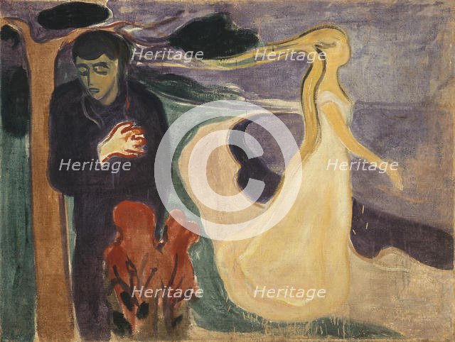 The Separation. Artist: Munch, Edvard (1863-1944)