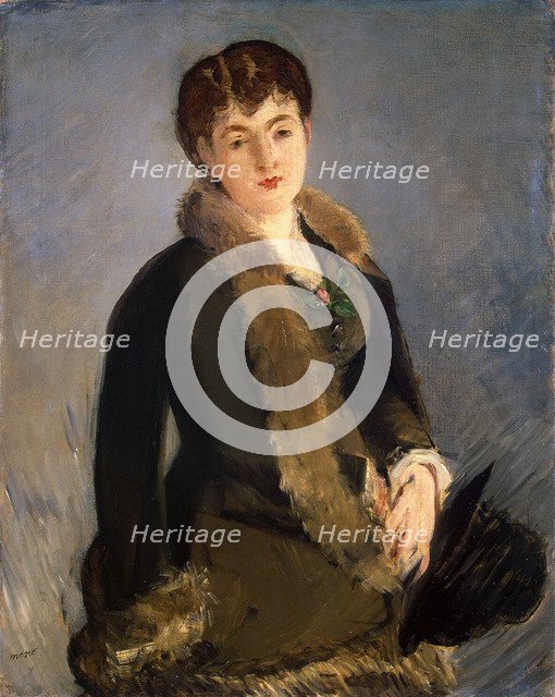 'Portrait of Mademoiselle Isabelle Lemonnier', c1880.  Artist: Edouard Manet