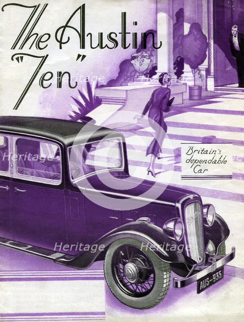 1934 Austin Ten sales brochure. Creator: Unknown.