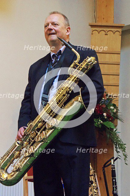 Alan Barnes, Methodist Church, Loughton, Essex, 22nd October 2016. Artist: Brian O'Connor.