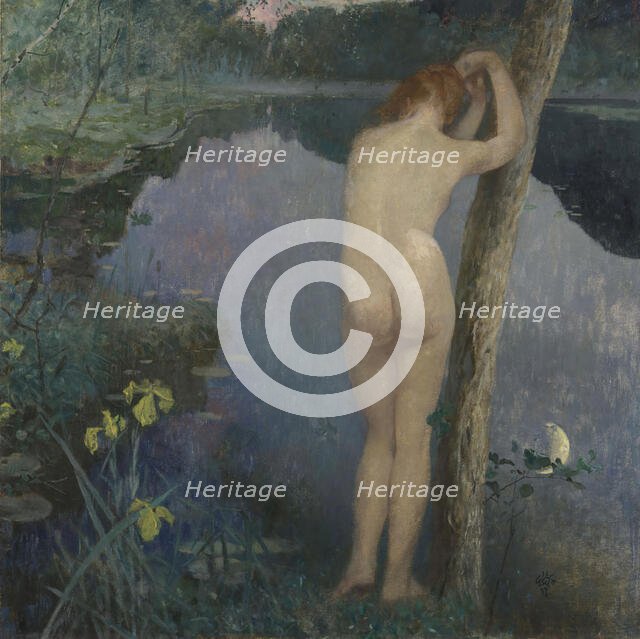 Nocturne, 1887. Creator: Eilif Peterssen.