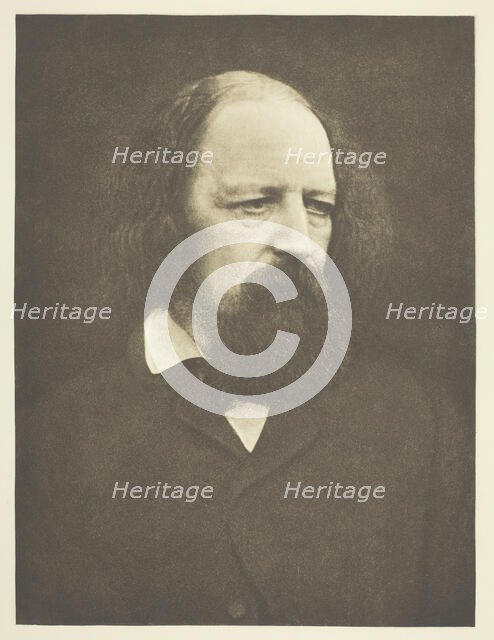 Lord Tennyson, 1867, printed October 1890. Creator: Julia Margaret Cameron.