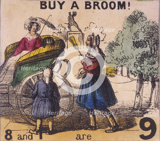 'Buy a Broom!', Cries of London, c1840. Artist: TH Jones