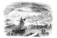 The North Atlantic Telegraph - The Telegraph Expedition Company camping in Labrador, 1860. Creator: Unknown.