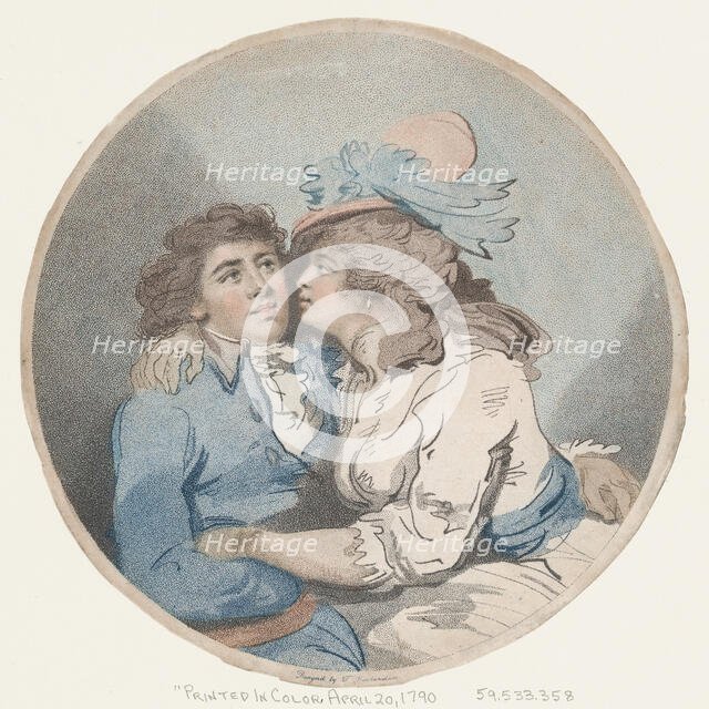 Leap Year, April 20, 1790. Creator: T. Smith.