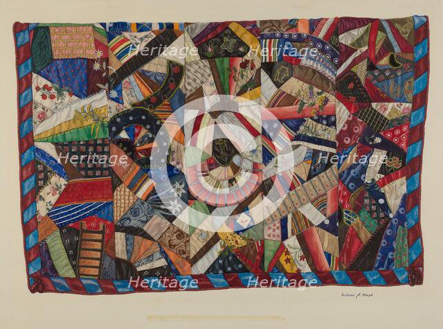 Crazy Quilt, c. 1938. Creator: Dolores Haupt.