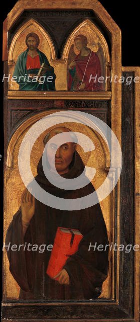 Saint Silvester Gozzolini, 1320s. Creator: Segna di Buonaventura.