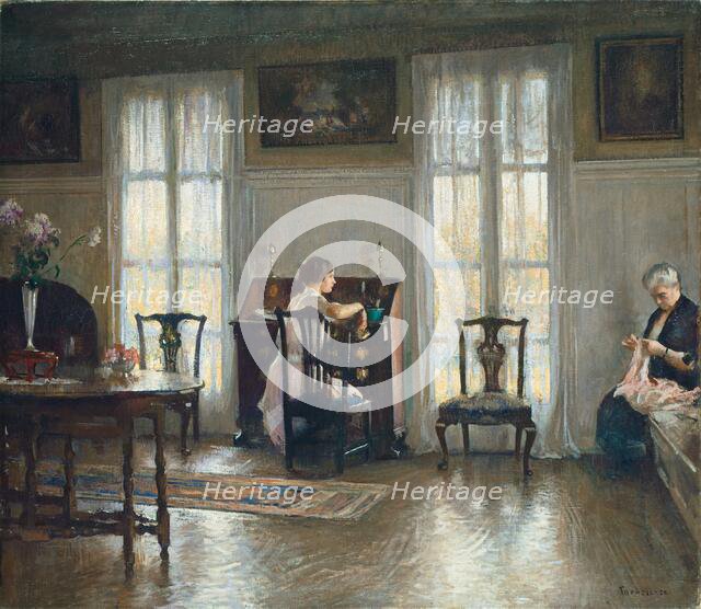 Mother and Mary, 1922. Creator: Edmund Charles Tarbell.