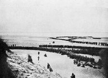 British retreat from Dunkirk, World War 2, 1940. Artist: Unknown