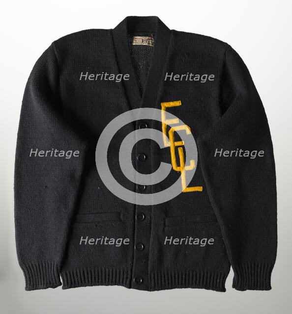 Wool sweater for the Eastern Colored League, 1923-1928. Creator: Unknown.