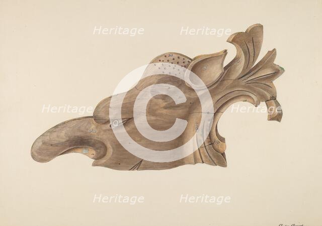 Animal Head, c. 1943. Creator: Clements Clayton.