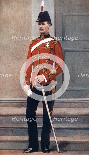 Lieutenant Frederick Hugh Sherston Roberts, British soldier, 1902.Artist: Lafayette