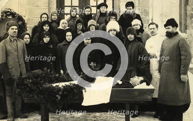 Funeral of Walter Leman, 1922-1926. Creator: Unknown.