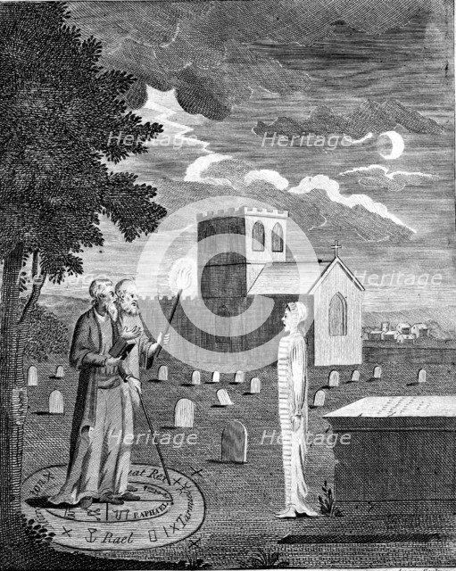 Edward Kelley, English astrologer and alchemist, c1790. Artist: Unknown