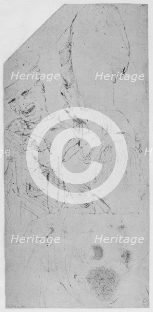 'A Grotesque Betrothal', c1480 (1945). Artist: Leonardo da Vinci.