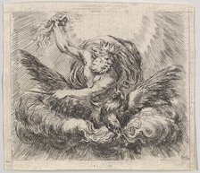 Jupiter, from 'Game of Mythology' (Jeu de la Mythologie), 1644. Creator: Stefano della Bella.