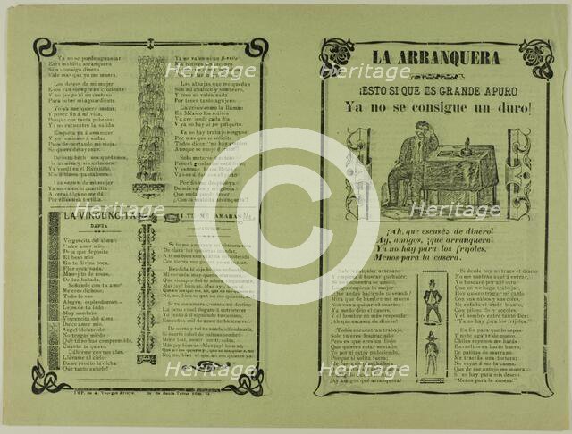 La arranquera (Poverty), n.d. Creator: José Guadalupe Posada.