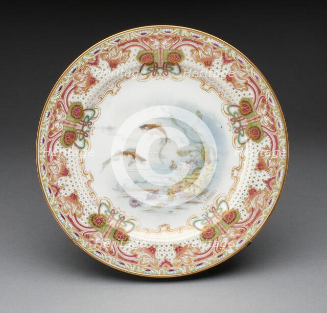 Plate, France, c. 1900. Creator: Théodore Haviland.