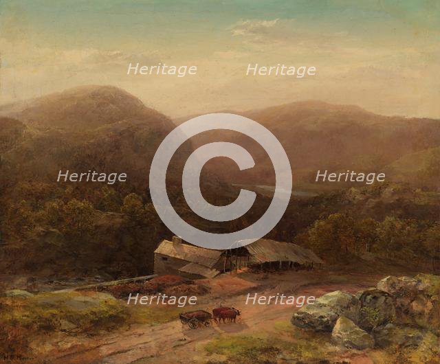 In the Housatonic Valley, late 1850s. Creator: Homer Dodge Martin (American, 1836-1897), attributed to.