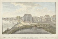 View of Paramaribo, 1770-1818. Creator: Jan Antonie Kaldenbach.