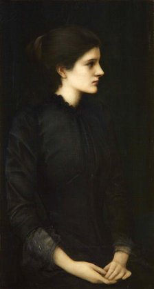 Portrait of Amy Gaskell, 1893. Creator: Burne-Jones, Sir Edward Coley (1833-1898).