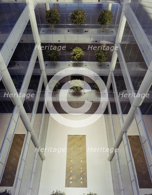 The Helicon, South Place, Finsbury Pavement, Islington, London, 21/11/1996. Creator: John Laing plc.