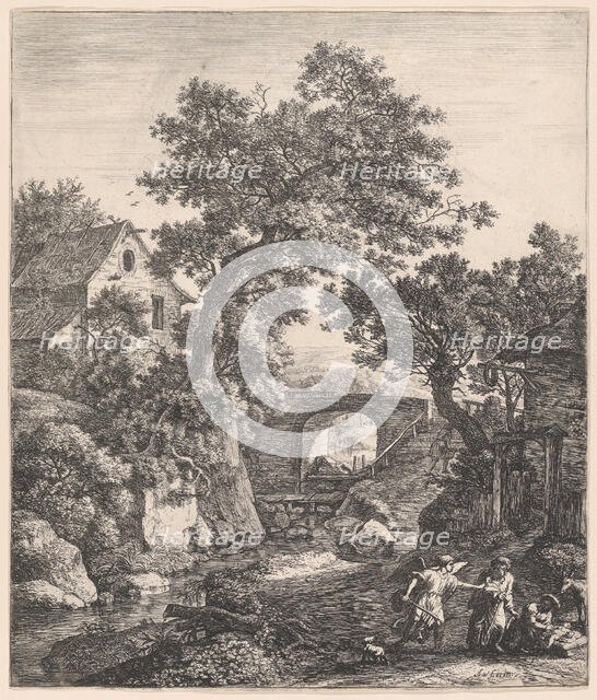 Zipporah Circumcising her Son, 17th century. Creator: Anthonie Waterloo.