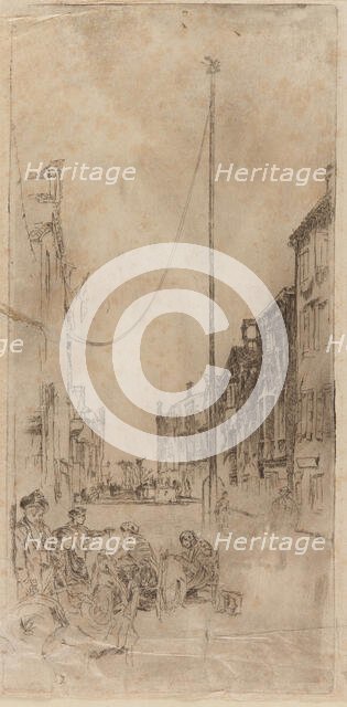 The Venetian Mast, 1879-1880. Creator: James Abbott McNeill Whistler.