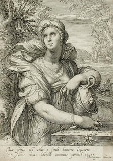 The Woman of Samaria, c1595. Creator: Jan Saenredam.