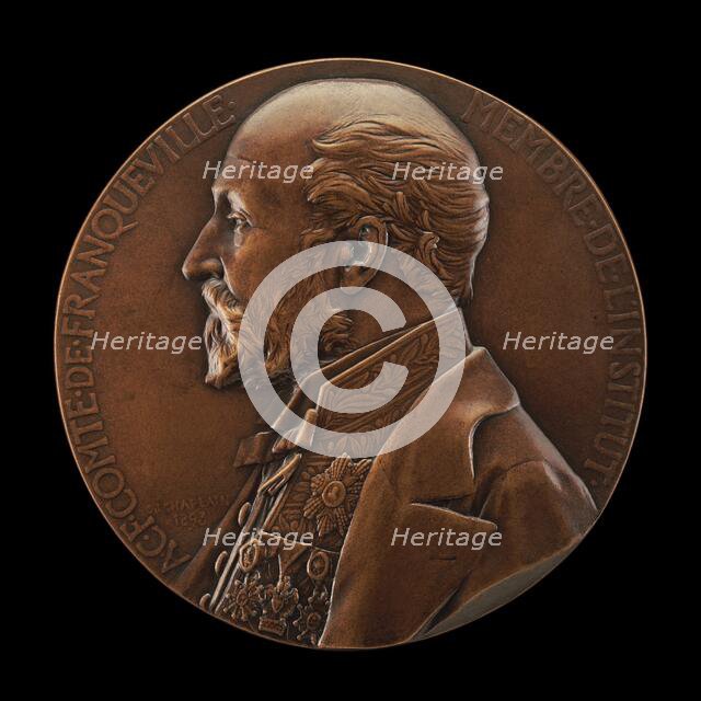 Amable-Charles Franquet, 1840-1919, Comte de Franqueville, 1893. Creator: Jules Clément Chaplain.