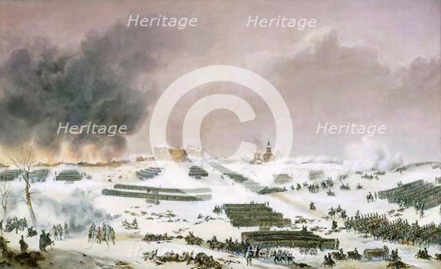 The Battle of Preussisch-Eylau on February 7, 1807. Artist: Fort, Jean-Antoine-Siméon (1793-1861)