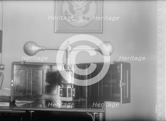 Seal of The United States at State Department, 1917. Creator: Harris & Ewing.