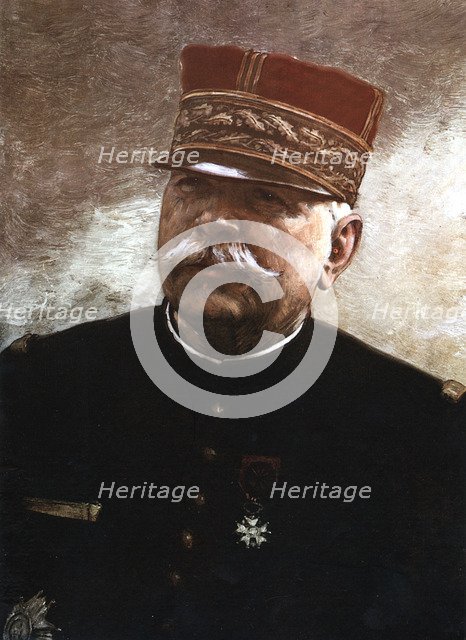 Joseph Jacques Cesaire Joffre, French soldier. Artist: Unknown