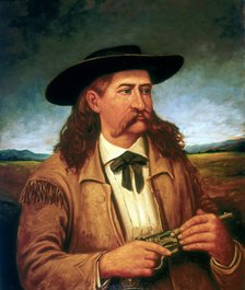 James Butler 'Wild Bill' Hickock (1837-1876), American scout and lawman, 1874. Artist: Henry H Cross