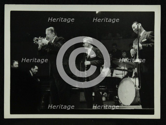 The Eddie Condon All Stars in concert, Colston Hall, Bristol, 1957. Artist: Denis Williams