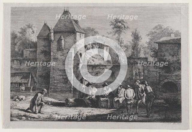 The Old Gate of Vaise, Lyon, 1803. Creator: Jean-Jacques de Boissieu.