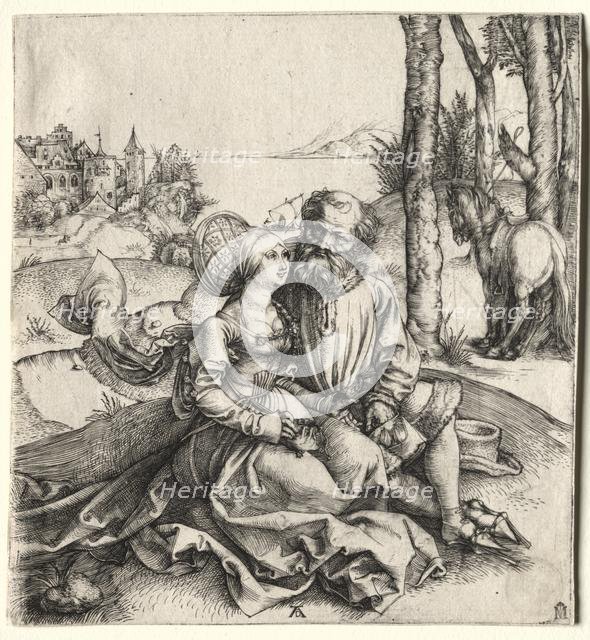 The Offer of Love (or the Ill-Assorted Couple), 1495-1496. Creator: Albrecht Dürer (German, 1471-1528).