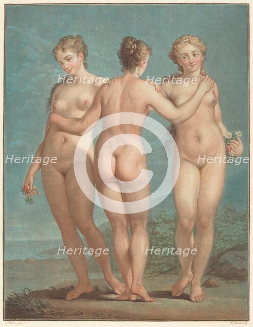 Les trois graces. Creator: Jean Francois Janinet.
